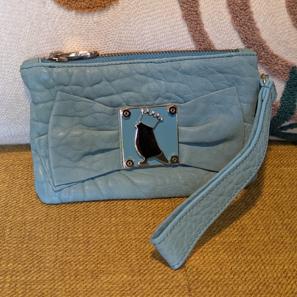 RED Valentino Light Blue Wristlet